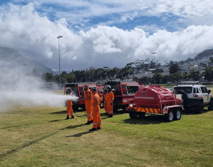 AFS Rapid Response Sharpens Skills With UHP Firefighting Training
